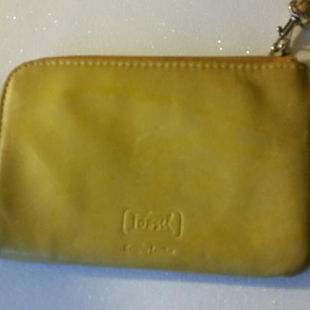 Fossil Tan Wristlet